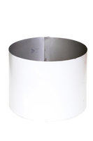 Dekotopf: Blechring weiss